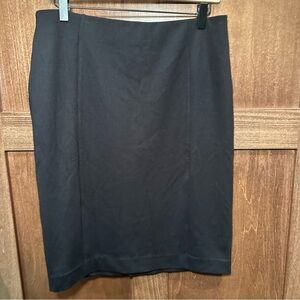 Ann Taylor Factory Classic Black Pencil Skirt